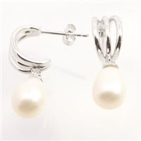 Orecchini Domar Gioielli Donna Orecchini perle argento 925 in Argento EPB119188
